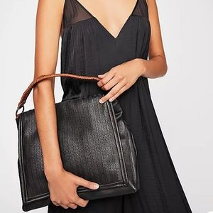 Golden Valley Vegan Messenger Bag by Free People